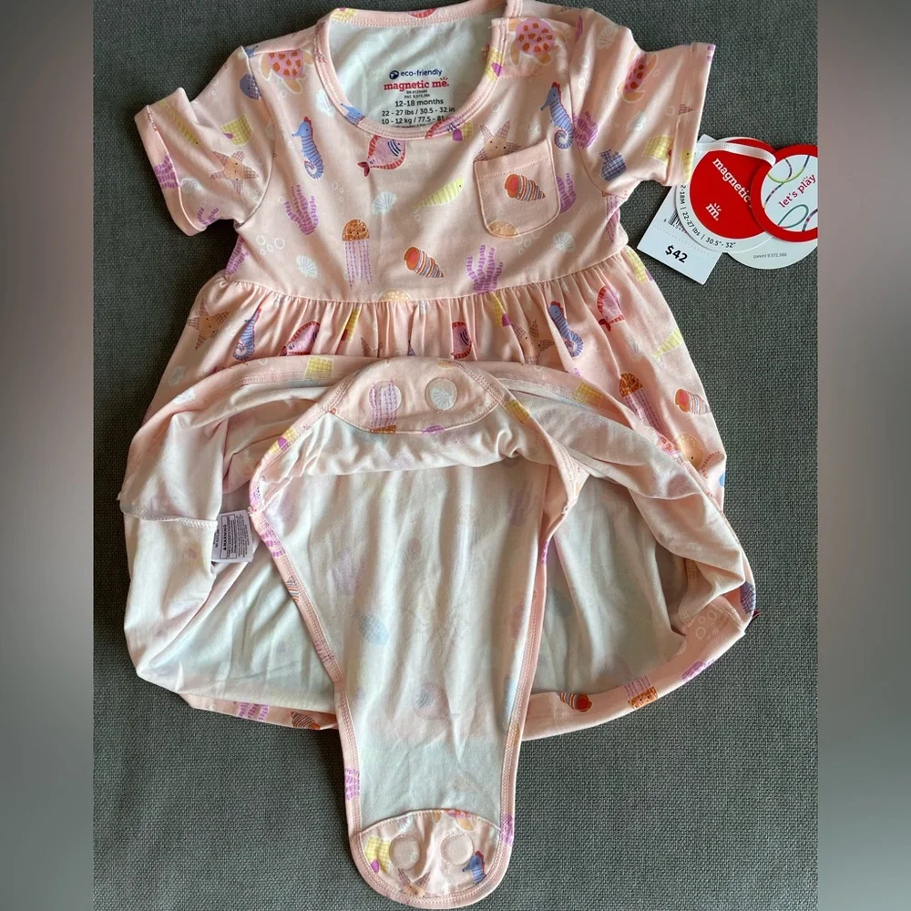 Brand new with tags on never worn Magnetic Me 12-18m old dress.